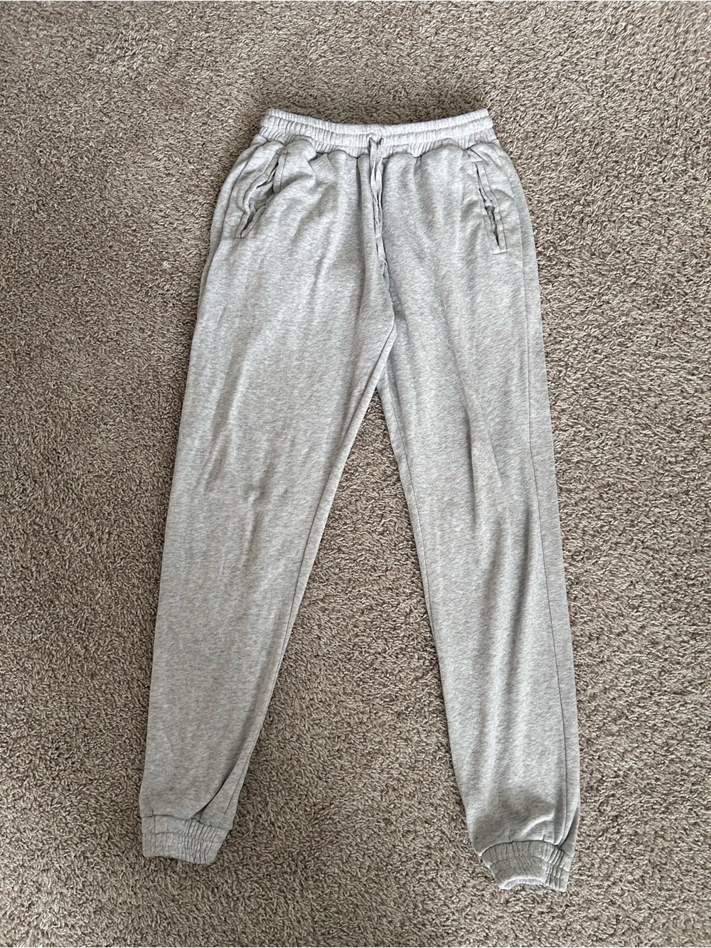 Brandy Melville Light Gray Jogger Sweatpants XS OS